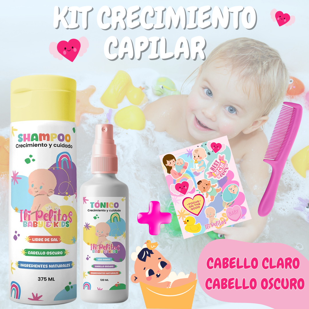 Kit Kids & Baby para que el pelito crezca sano y bonito desde los 6 meses