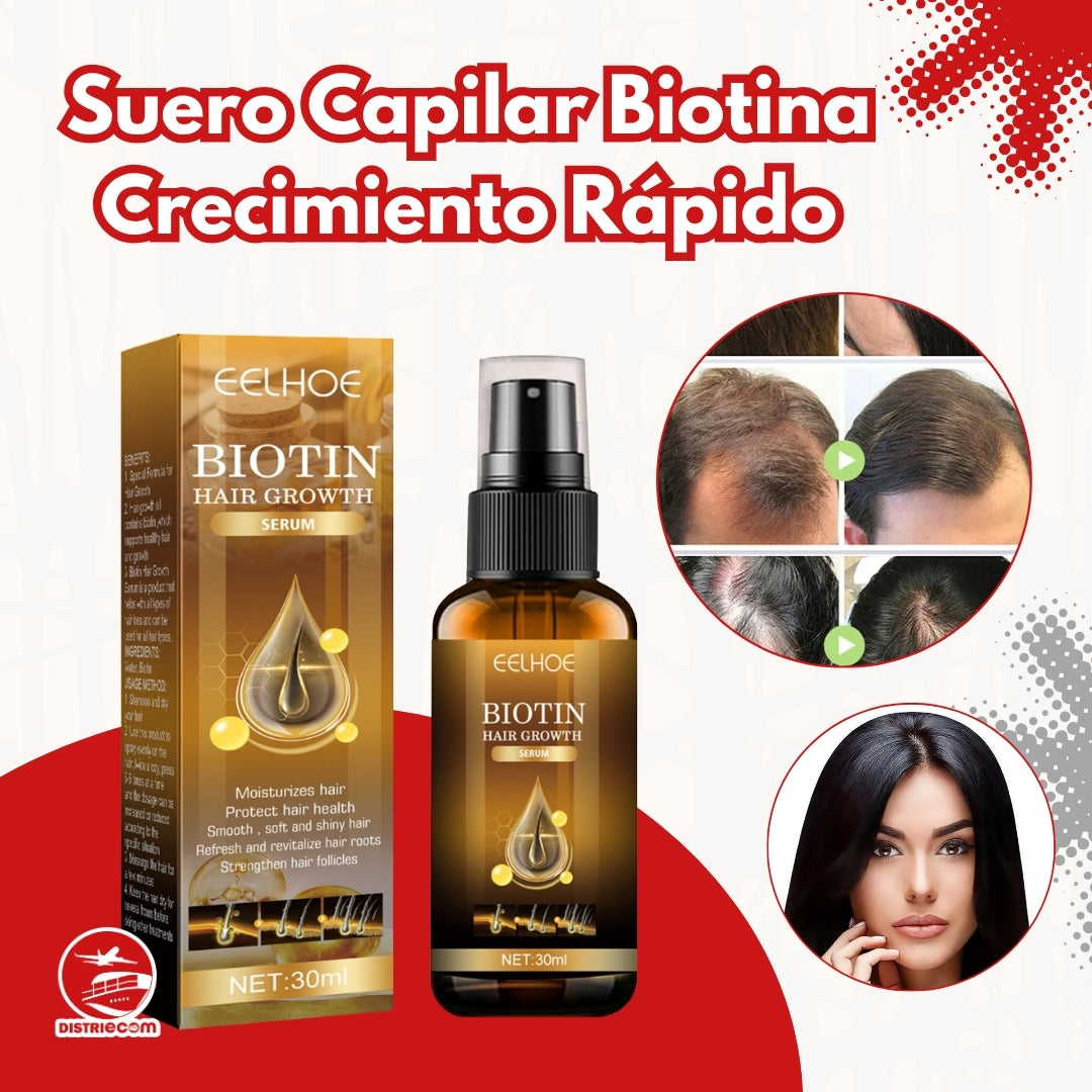 Suero Capilar Biotina Crecimiento Rapido