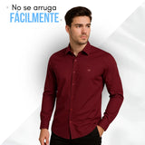 Elegant™ Camisa Seda Manga Larga