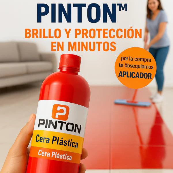 Pinton: La Cera que Realmente Dura y Brilla + Aplicador GRATIS