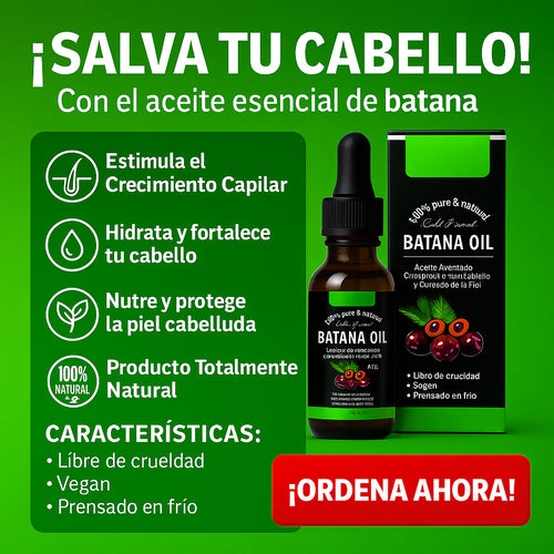 Aceite de Batana – Anticaída de Cabello - OFERTA 2X1