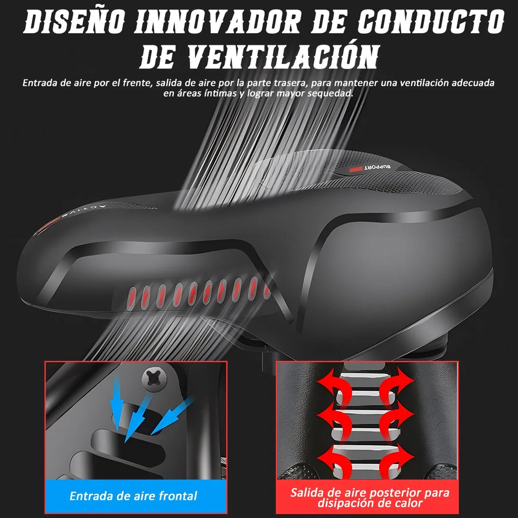 Sillín Ultra Suave para Bicicleta – Adiós al Dolor de Próstata y Entumecimiento