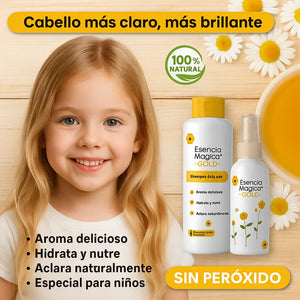 Esencia aclaradora kids - Shampo más tónico gratis