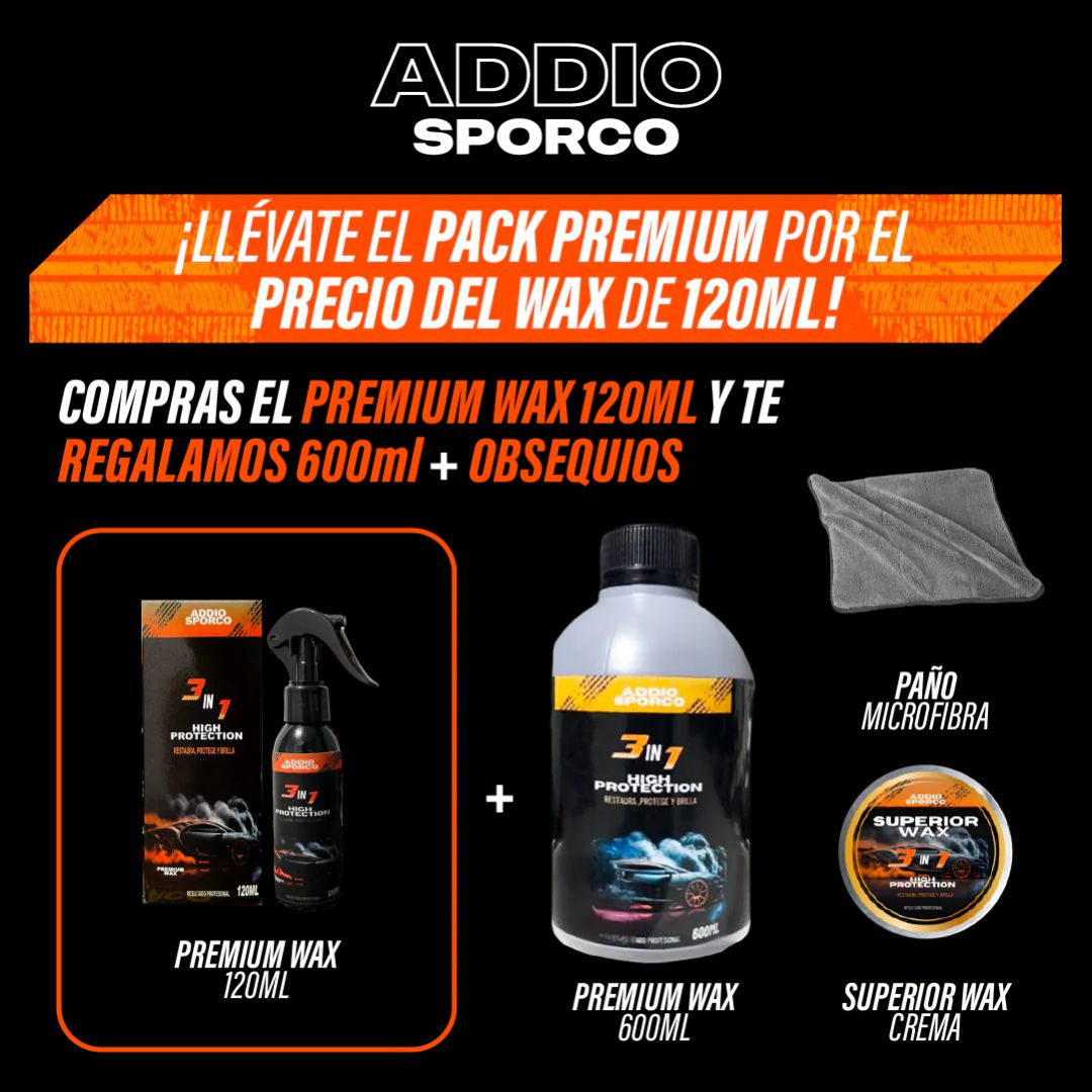 Premium Wax – Brillo profesional sin pagar servicio profesional
